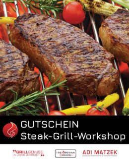 Produktbild Gutschein Steak Grill Wokrshop